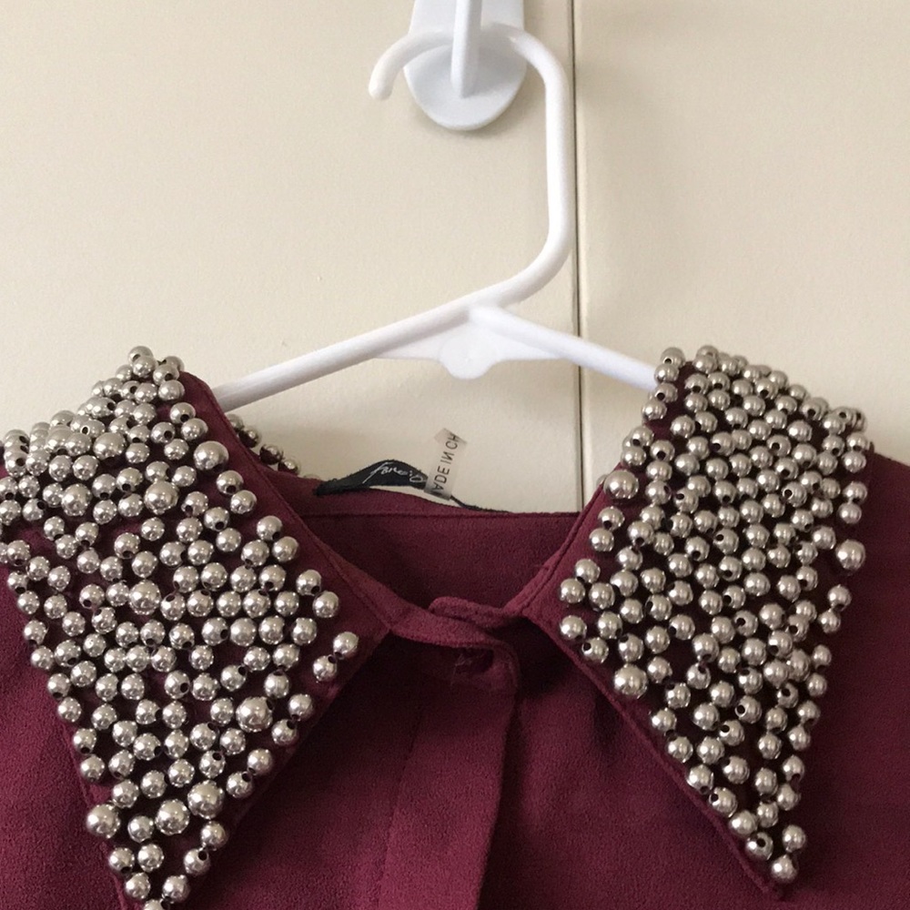 Embroidered collar Too💙 - Picture 2 of 3